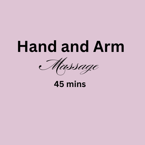 Hand And Arm Massage 45 mins